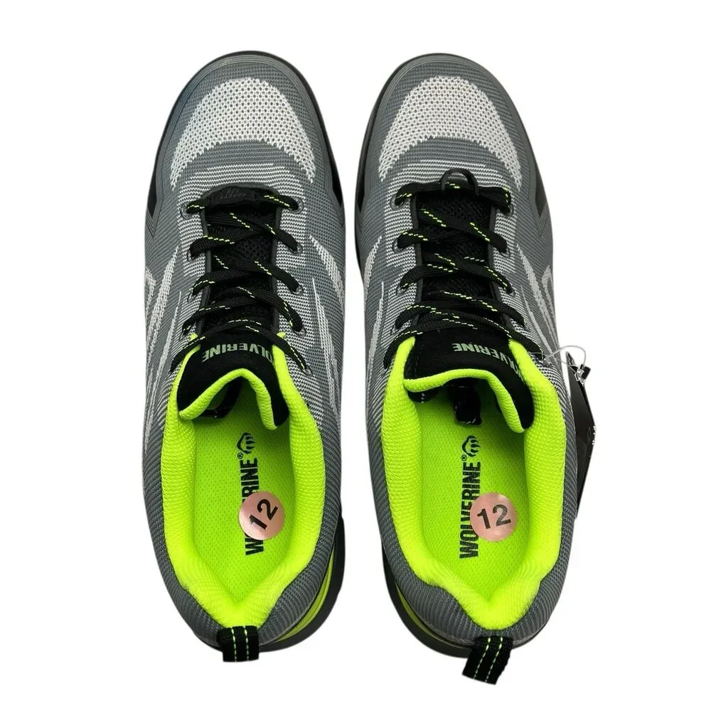 Wolverine Composite Toe Mens 12 Gray Jetstream‎ 2 Missmatched L12EW,R12M Green
